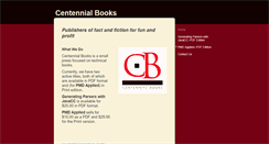 Desktop Screenshot of centennialbooksonline.com